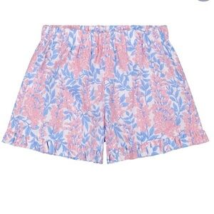 Elegant Floral High Waist Women's Shorts
